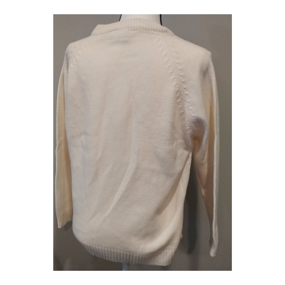 Vintage Kmart Flower Button Cardigan Sweater - Picture 2 of 4